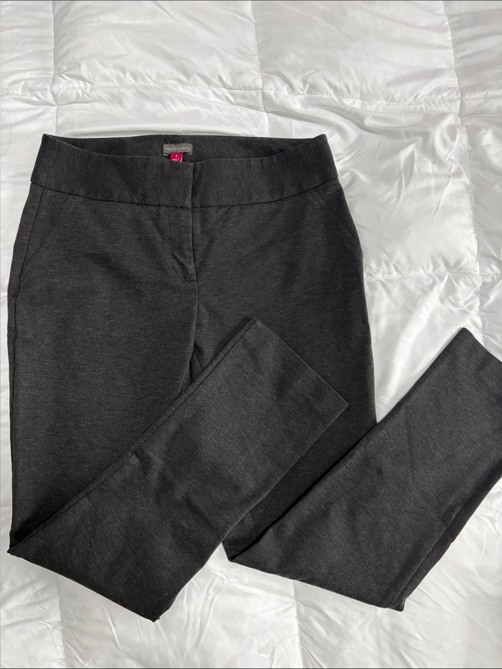 Vince Camuto Charcoal Black Skinny Ponte Pants